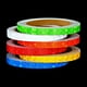 thumbnail image 3 of 6 rollos de cintas reflectantes Cinta de advertencia reflectante de 6 colores Etiqueta de seguridad nocturna (1 cm de ancho * 8 metros de largo), 3 of 5
