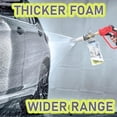 thumbnail image 4 of Foam Cannon with Pressure Washer Gun 1400-5000 PSI, Power Washer Gun with 3/8'' Swivel Quick Connector, Adjustable Foam Blaster, M22 and 1/4 Inch Quick Connect, 1 Liter, 4 of 7