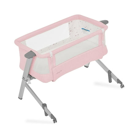 UPC: 0811048038319 | Dream On Me Skylar Bassinet and Beside Sleeper in Pink Lightweight and Portable Baby Bassinet Five Position Adjustable Height Easy to Fold and Carry Travel Bassinet JPMA Certified