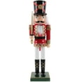thumbnail image 1 of Christmas Desktop Nutcracker Figure Wooden Nutcracker Ornament Xmas Nutcracker Decoration, 1 of 9