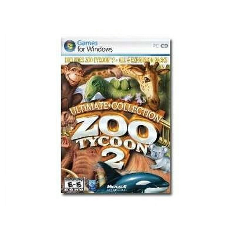 PC CD video game: ULTIMATE COLLECTION ZOO TYCOON 2 + 4 expansion