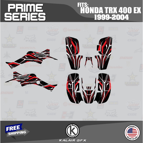 Kalair GFX Graphics Kit for Honda ATV TRX 400EX (1999-2004) Prime Series