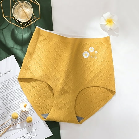 

Homenesgenics Fashion Candy-colored Nice Day Seamless High-waist Lace Women s underwear Panties