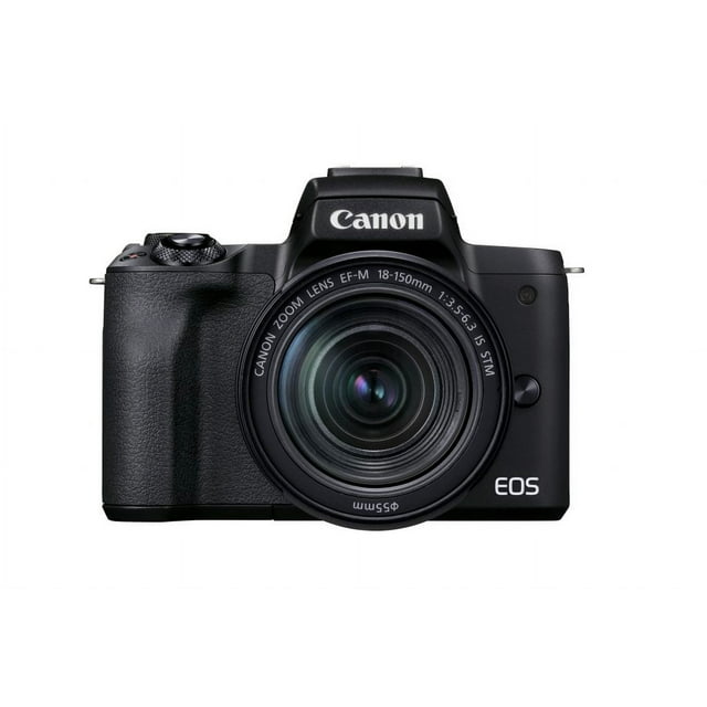 Canon EOS M50 Mark II + EF-M 18-150mm is STM Kit Black (International Version)