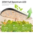 SUNCOZE 12 Pods Hydroponic Indoor Herb Grow Light Germination Kit ...