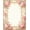 Pink, Pattern 1, variant on ODIKA 8'x10' Washable Area Rug Bathroom Boho Scroll Oushak Rectangular Delicate Vintage Border for Living Room, Under Sectional, Family , Durable, Non-Slip