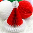 thumbnail image 3 of 10 piezas de adornos navideños de serie, gorros de Papá Noel en forma de panal, adornos navideños colgantes para decoración de fiestas navideñas, 3 of 5