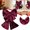 Wine, variant on Clearance Under $17.09 Bow Knot Hanging Decoration for Tree Door and Holiday Display