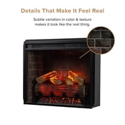 Modern Ember Uptown 23 inch Smart Electric Fireplace Insert - Black