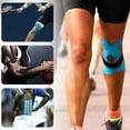 thumbnail image 3 of LotFancy 2 Rolls Kinesiology Tape,Cotton Elastic Premium Athletic Tape,16Ft x 2 in, Blue, 3 of 7