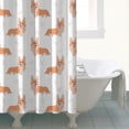 thumbnail image 4 of Cartoon Corgi Shower Curtain 72x84in ,Bathroom Decorative Shower Curtains Set with 12 Hooks,Modern Waterproof Washable Shower Curtain, 4 of 4