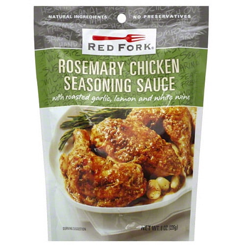 Red Fork Rosemary Chicken Seasoning Sauce, 8 oz, (Pack of 6) Walmart