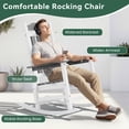 thumbnail image 3 of SERWALL Oversize Rocking Chairs, Outdoor Rocker for Porch, HDPE Rocking Chairs, 3 of 9