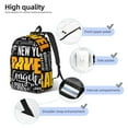 thumbnail image 4 of Naloa Travel Canvas Backpack for Men Women Rucksack Casual Travel Daypack College Tote Satchel Bookbag for Teens-Small, 4 of 7