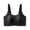 Black, variant on Babcutegg Womens Bra Full coverage Lightweight Comfortable Padded Womens Underwear Gray Size 3XL