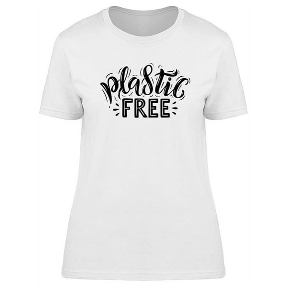 Plastic Free T-Shirt Women -Image by Shutterstock, Female Large