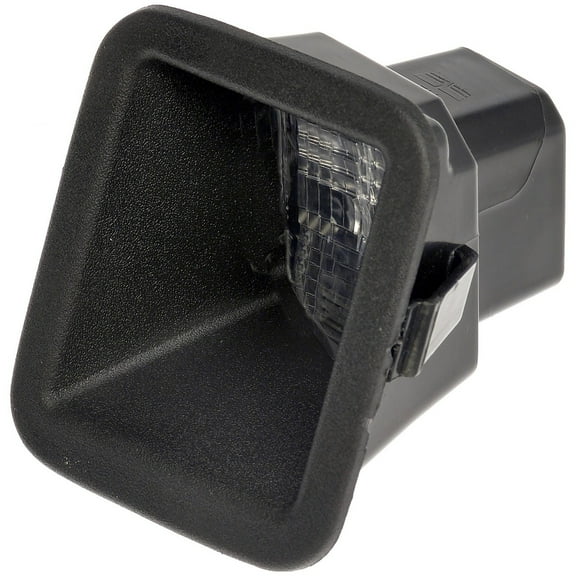 Dorman 68214 Passenger Side License Plate Light Lens for Specific Ford Models, Black; Clear