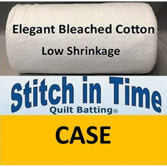 EBC96C Elegant Bleached Cotton Batting (Case(4), Queen 96 in x 108 in) shipping included*