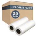 thumbnail image 1 of Rollos de papel para cabezal ScripHessco, paquete de 25, 22 cm x 69 m, 1 of 6