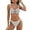 Gingham Black, variant on Women High Cut Bikini Sets String Sexy Swimsuit Two Piece Underwire Bathing Suit Brazilian Cheeky Cut Out Cute Swimwear