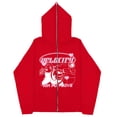thumbnail image 1 of Sudaderas de chica oscura europea y americana para hombres y mujeres, sudaderas con capucha góticas para parejas, sudadera de Cremallera larga de talla grande Harajuku 2023, 1 of 5