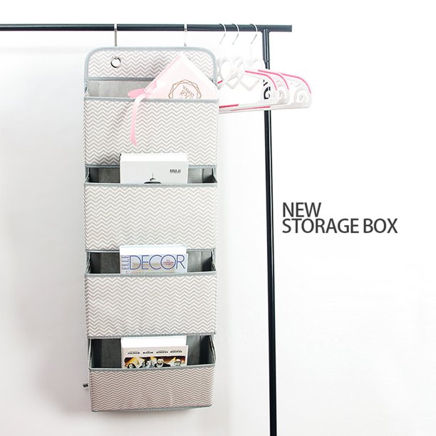4Tier Over The Door Shoe Organizer Hanging Shoe Rack Storage Shelf For