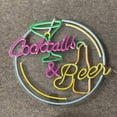 thumbnail image 4 of Glowneon Cocktails And Beer Neon Signs, Bar Pub Long-lasting Decor, 4 of 4