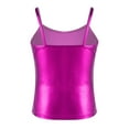 thumbnail image 2 of Zaldita Kids Girls Sparkly Hip Hop Dance Camisole Shiny Metallic Tank Tops with Spaghetti Straps Hot Pink 12, 2 of 7