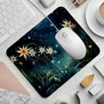 thumbnail image 2 of Starry Plants Square Non-Slip Rubber Bottom Printed Desk Mat Mousepad for Office and Gaming - 8.3x9.8 Inch, 2 of 6