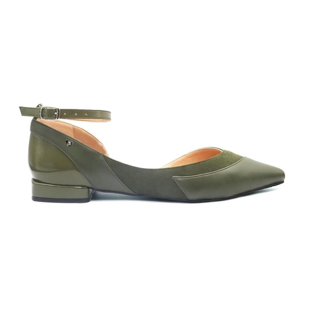 Balerina Flat PIKIKI Verde Oscuro 26.5