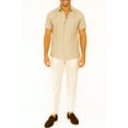 thumbnail image 3 of Bohio Guayabera Linen Blend Guayabera Short Sleeve Shirt (Men), 3 of 5