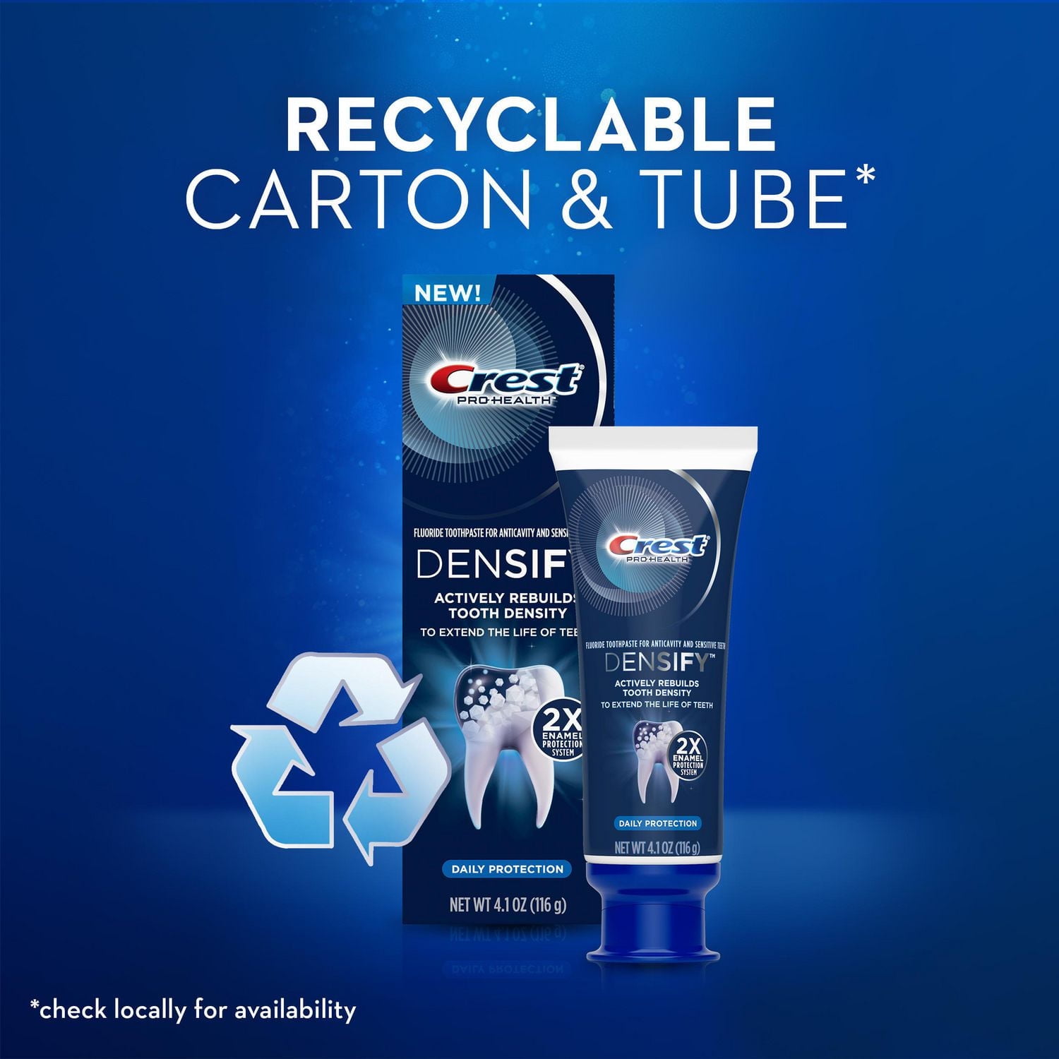 Crest Pro-Health Densify Daily Protection Toothpaste, 90mL