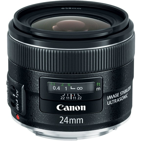 Canon 24 Mm F/2.8 Wide Angle Lens For Canon Ef/ef-s - 58 Mm Attachment - Usm (5345b002)