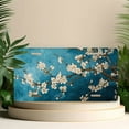 thumbnail image 4 of License Plate, Blossoming Branch Decorative Front,Personalized Stainless Steel License Plate Cover For Men Women,12.2" X 6.2", 4 of 6