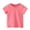 Hot Pink, variant on Baby Boy Blouse Short Sleeve Toddler Baby Boys Girl Comfortable Solid Color Short Sleeve Cotton T-shirt Top