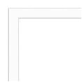 thumbnail image 2 of Amanti Art Basic White Narrow Beveled Wood Bathroom Wall Mirror, 2 of 10