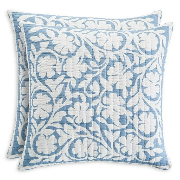 Sky Alexandria Euro Sham Set, Blue