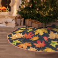 thumbnail image 5 of Sikiie Colorful Maple Leaves Christmas Tree Skirt, Christmas Tree Decorations, Christmas Decor, Tree Mat Decoration(30-48IN)-30", 5 of 6