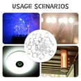 thumbnail image 3 of EXHUMKY 30Pcs Universal Recessed Lighting Spring Clips Silver Plastic for Bedroom, 3 of 8
