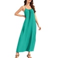 thumbnail image 4 of Dxzfnsa Backless Dresses for Women Lounge Dress Backless Sleeveless House Dress Long Sundress with Back Tie Beach maxi dress, 4 of 8