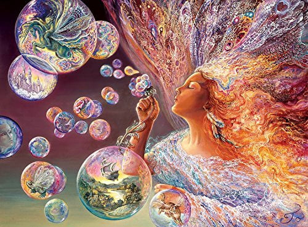 ジョセフィンウォール　ジグソーパズル BUBBLE FLOWER BY JOSEPHINE WALL - Complete - GAMES PUZZLE