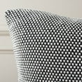 thumbnail image 4 of SAFAVIEH Pia 18" x 18" Modern Black/Red Geometric Cotton Decorative Pillow, 4 of 6