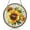 Golden Sunflower, variant on Colorful Flowers Stained Glass Suncatcher for Windows - Vibrant Sun Catchers Indoor Hanging Decor, Floral Gift for Women, Plant Lovers, Housewarming, Birthday, Mother's Day or New Home Celebration