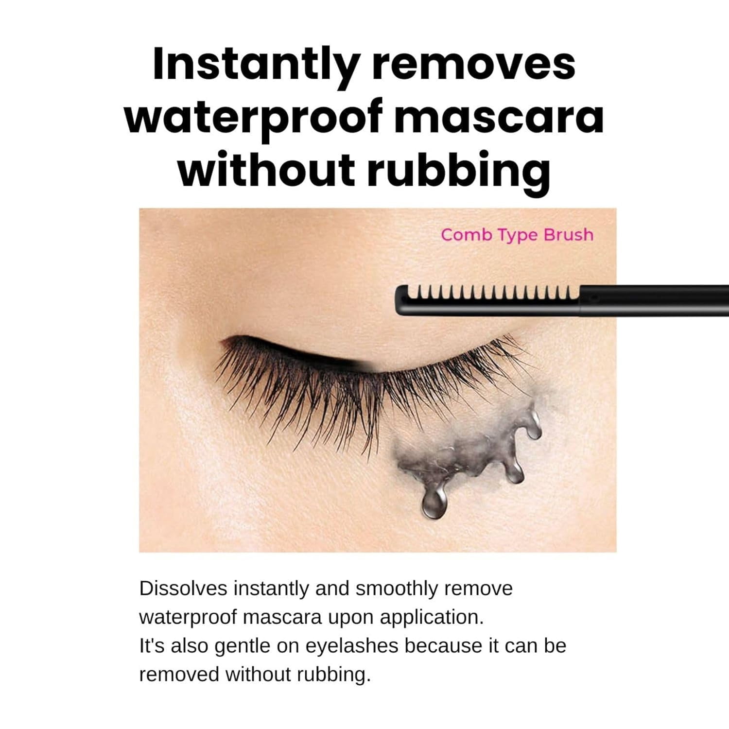 Heroine Make Long UP Mascara Super WP #01 Black and Speedy Mascara Remover Set (Japan Version)