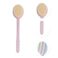 thumbnail image 3 of Unique Bargains 1pc Durable Long Handle Double-sided Bath Back Scrubber Pink, 3 of 5