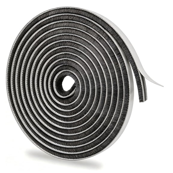 39.4FT Weather Stripping for Doors and Windows, Self-Adhesive Soundproofing Door Seal, Door Insulation for Sliding, Exterior, Frames and Front, 0.35'' Wide x 0.35'' Thick, Grey