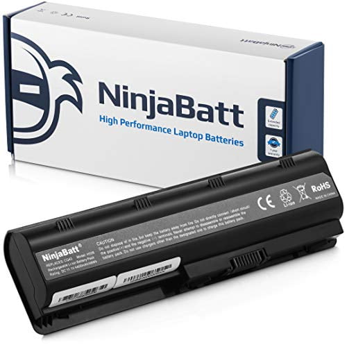 NinjaBatt Battery for HP 593553-001 636631-001 MU06 MU09 593554-001, HP Pavilion dm4 g4 g6 g7 DV3-4000 DV5-2000 DV6-3000 DV7-6000, HP Compaq Presario CQ42 CQ56 CQ57 CQ62 - High Performance