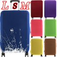 thumbnail image 2 of Elastic Luggage Cover Trolley Box Protector Rolling Suitcase Case Dustproof Accessories 18-28 Inch Travel Bags Protective Sheath 1pcs blue 18-20inch, 2 of 6