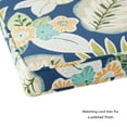 thumbnail image 6 of Greendale Home Fashions 18 x 18 in. Marlow Blue Floral Outdoor Dining Seat Cushion (4-Pack), 6 of 6