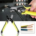 thumbnail image 3 of Pelacables de 8 pulgadas Bling Bling multifuncional de Acero al cromo vanadio CR-V amarillo, 3 of 7